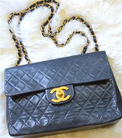 chanel vintage maxi bag